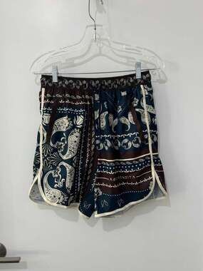 Agua Bendita Paisley Print Swim Trunks Size 30